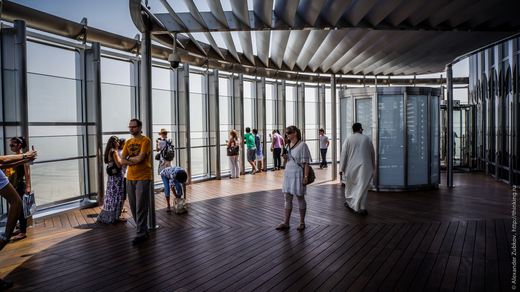 Смотровая площадка небоскреба Бурдж Халифа - Александр Зубков